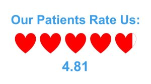 Our Patients Rate Us 4.81