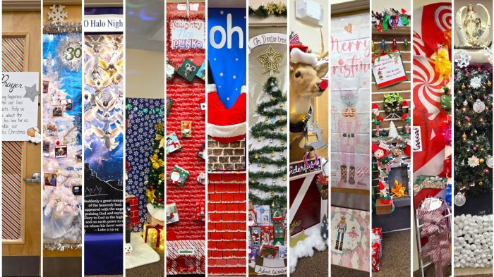 Share the Care at Christmas Doors Collage 2025